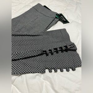 Black & White Crop Pants